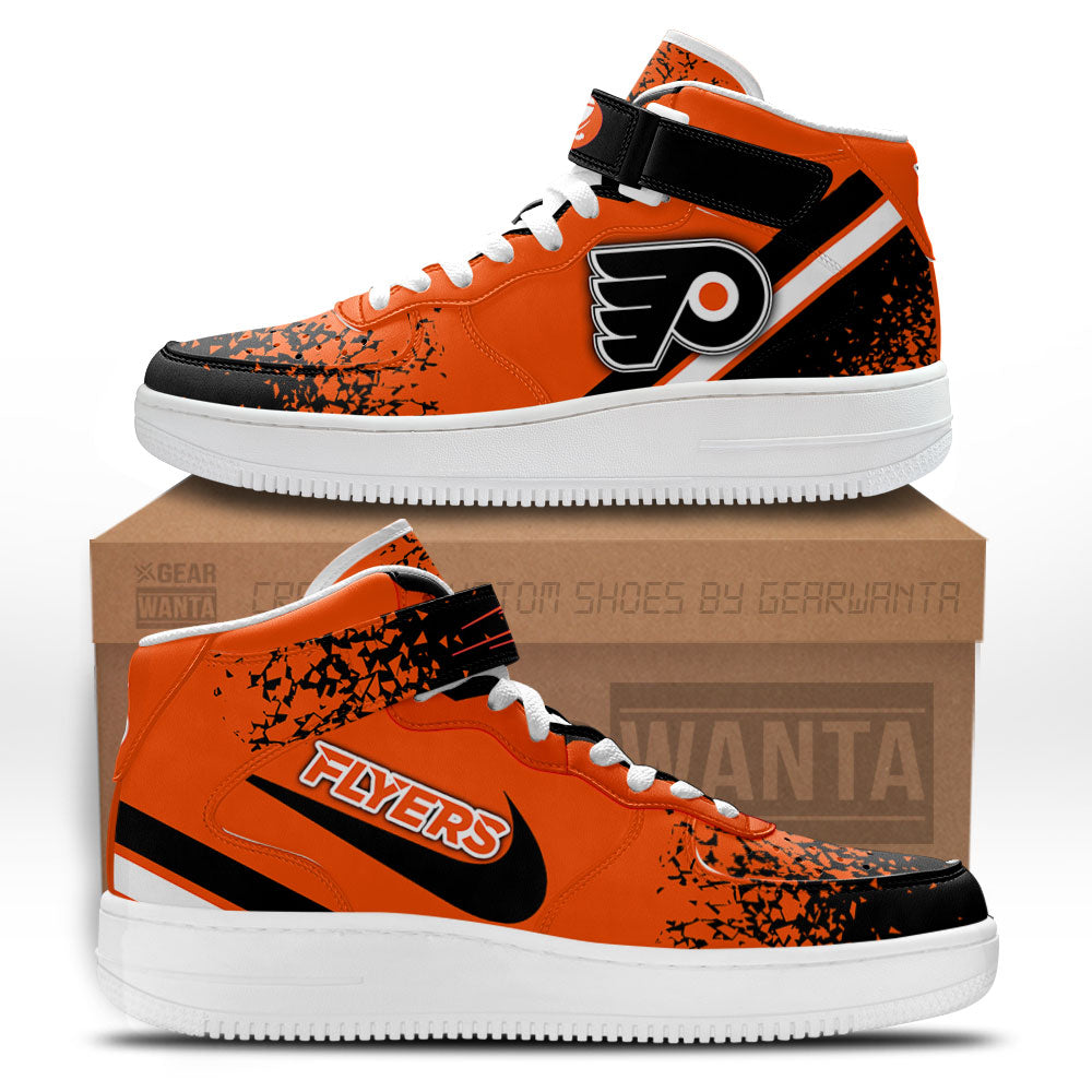 Philadelphia Flyers Shoes Custom Hockey Sneakers Fans – Fandom Gift